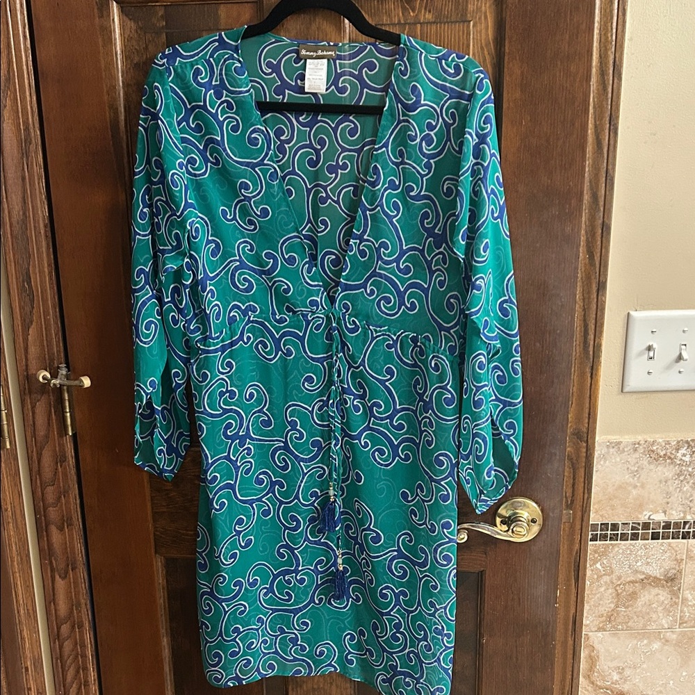Tommy Bahama swimsuit coverup.